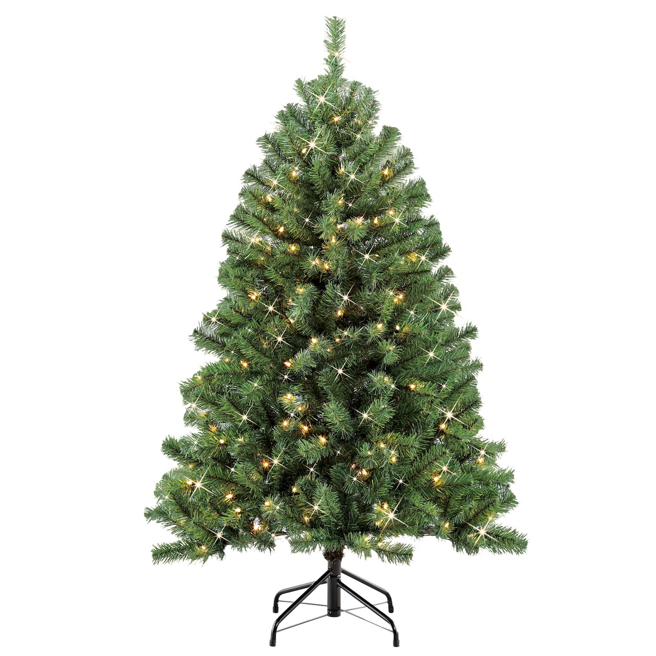 4.5ft. Pre-Lit Northern Fir Artificial Christmas Tree, Clear Lights